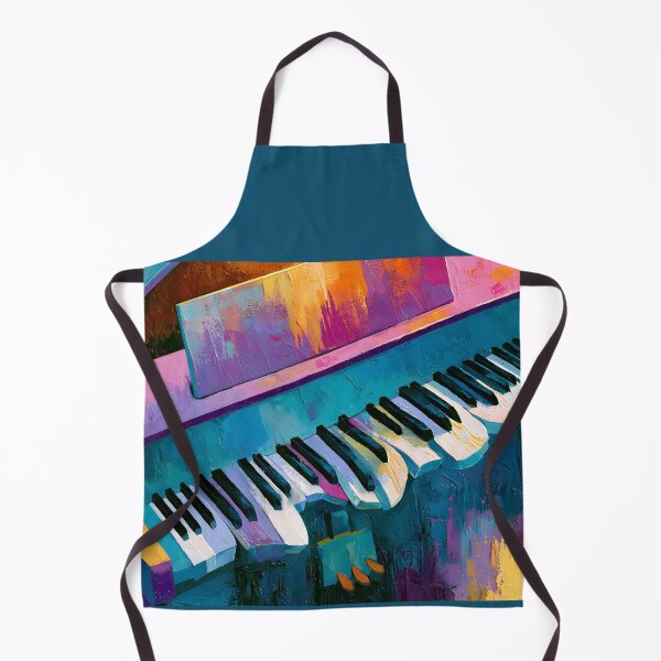 Item preview, Piano in a Cascade of Color - Vibrant Brushstrokes and Dynamic Musical Creativity designed and sold by OlfactoART Studio.