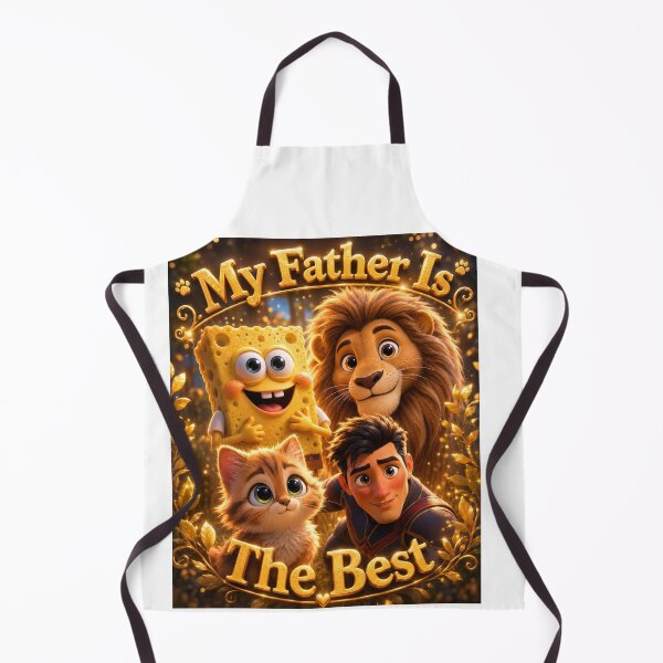 Item preview, My Father Is The Best – Golden Lion Father's Day Pixar Style Design designed and sold by AdrianRusetelu.