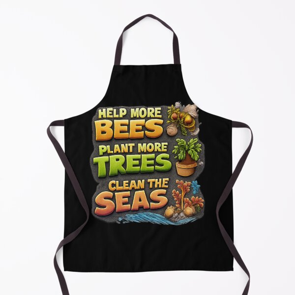 Item preview, Eco-Friendly Message: Bees, Trees, Seas designed and sold by FormalDehyena.