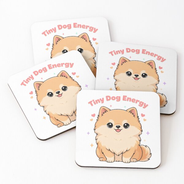Item preview, Tiny Dog Energy Cute Pomeranian Dog Lover Design designed and sold by Cool-cat-art.