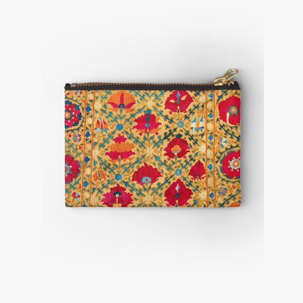 Item preview, Uzbek Bukhara Suzani Antique Embroidery Print designed and sold by Vicky Brago-Mitchell®.