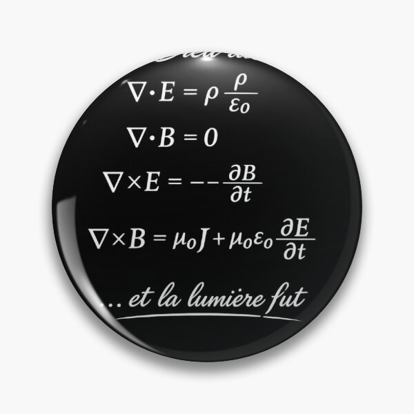 Item preview, And God said… and there was light – Maxwell’s Equations Physics Humor designed and sold by JenDouArt.