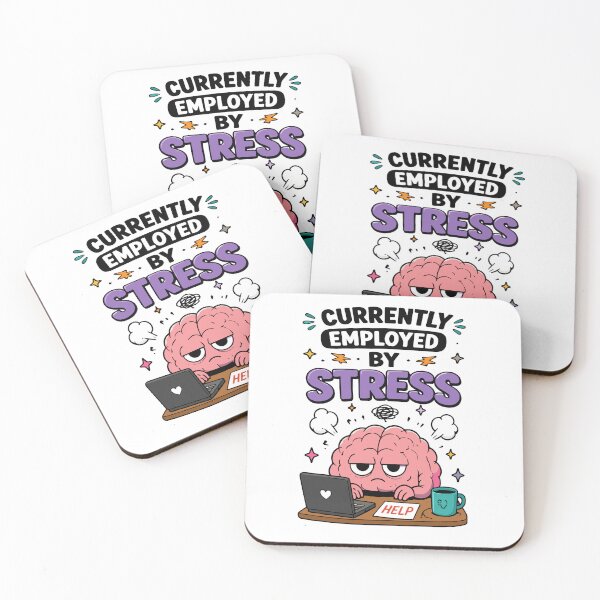 Item preview, Currently Employed By Stress Funny Office Humor designed and sold by Magmashup.