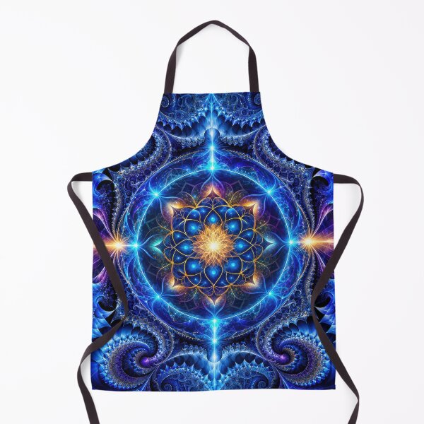 Item preview, Lab Visions 128: Blue Fractal Mandala designed and sold by The Psychedelic Anarchist.