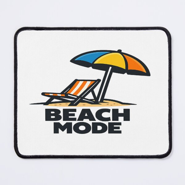 Item preview, Beach Mode Summer Vacation Beach Chair Graphic designed and sold by EastEndTownie.