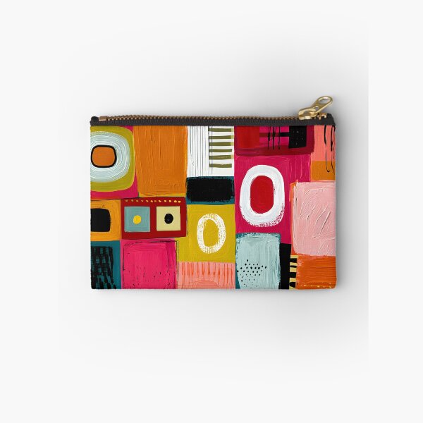 Item preview, Layers of Geometric Rhythm - Overlapping Shapes Bold Lines and Vibrant Contemporary Color designed and sold by OlfactoART Studio.