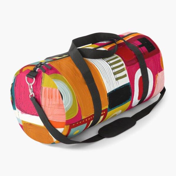 Item preview, Layers of Geometric Rhythm - Overlapping Shapes Bold Lines and Vibrant Contemporary Color designed and sold by OlfactoART Studio.