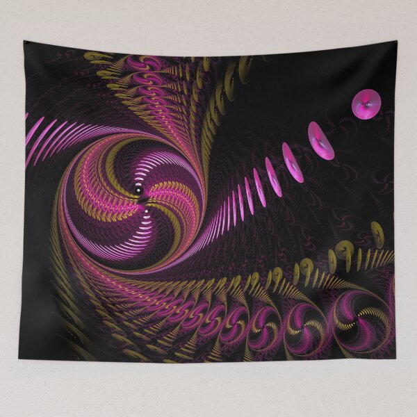 Item preview, The Magenta Gear Vortex designed and sold by bloorose.