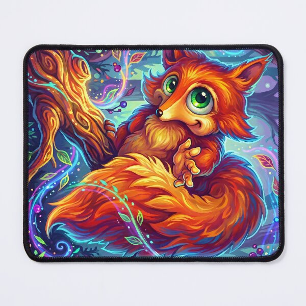 Item preview, Forest Friends – Neon Fox designed and sold by NeonSpiritArt.