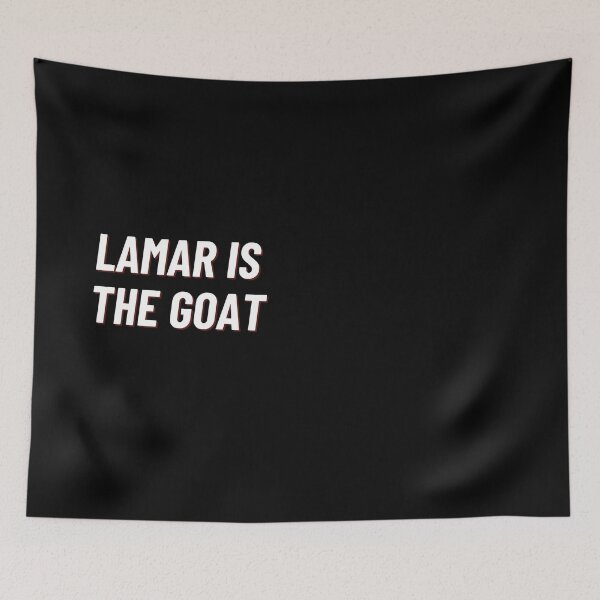 Item preview, Lamar Jackson GOAT Baltimore Ravens Fan Design designed and sold by ThatFootball12.