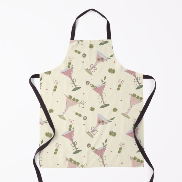 Item preview, Coquette Pink Martini Olive Cocktail Pattern designed and sold by Sam Heaney Design.