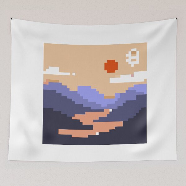 Item preview, Pixel Art sunset designed and sold by darkskinbender.