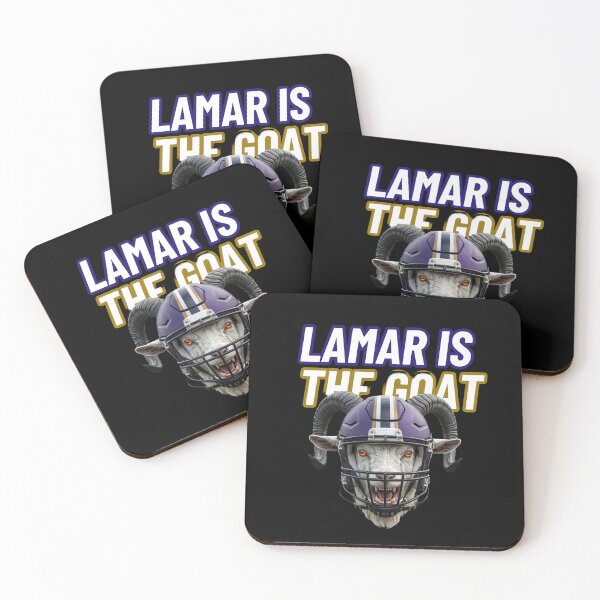 Item preview, Lamar is the GOAT Ravens QB Legendary Fan Art designed and sold by ThatFootball12.