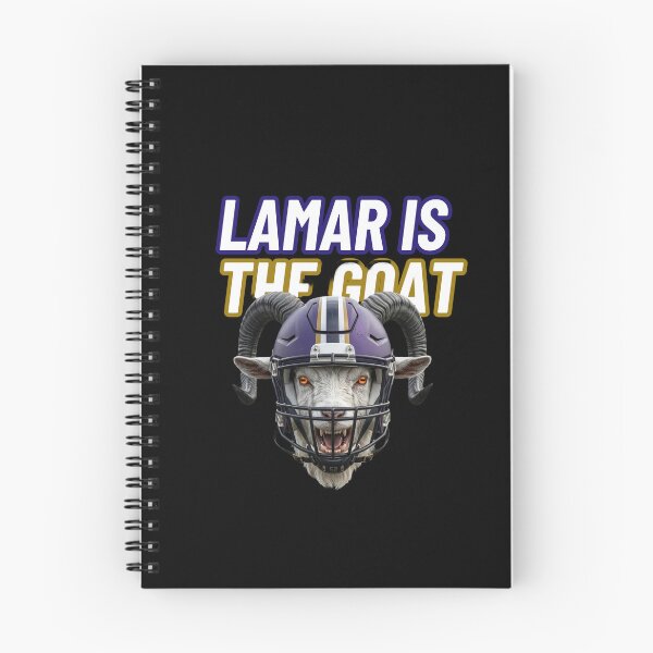 Item preview, Lamar is the GOAT Ravens QB Legendary Fan Art designed and sold by ThatFootball12.