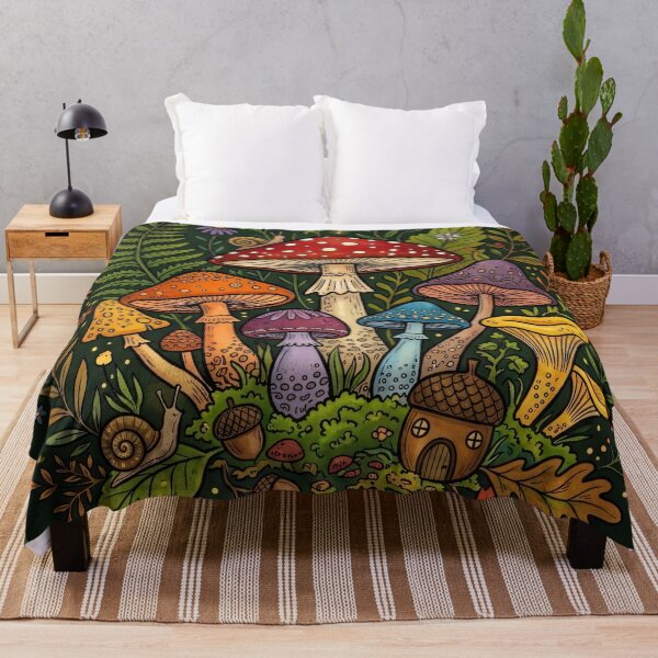Item preview, Whimsical Forest Magic - Enchanted Mushroom and Cottagecore Garden designed and sold by MoonwoodStudio.
