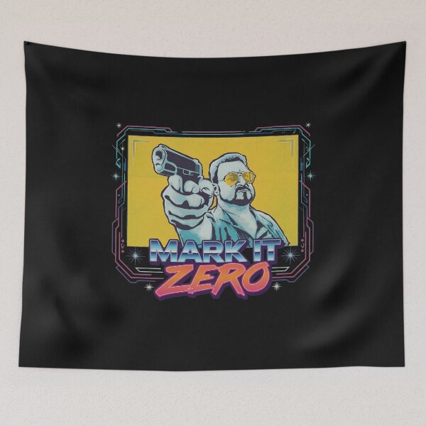 Item preview, Funny Gun Point Mark Zero Retro Graphic designed and sold by ActuallyVen.