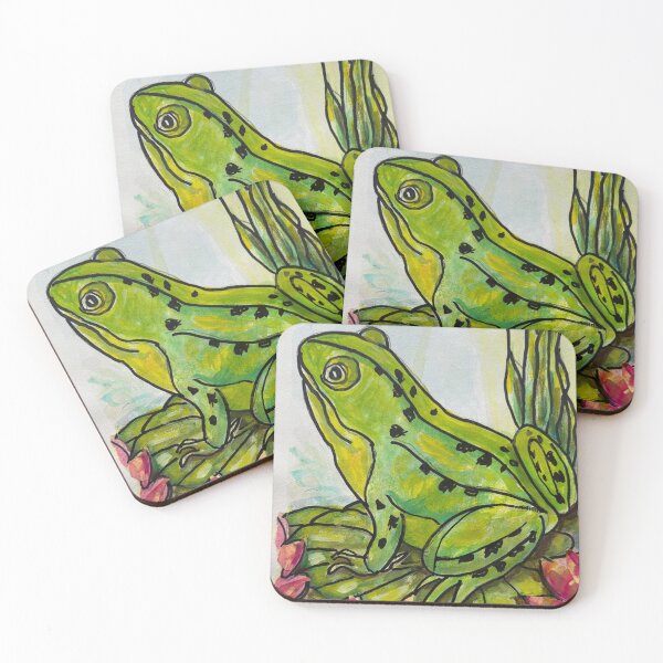 Item preview, See The World Frog Collage designed and sold by GiftsbyNaomi.