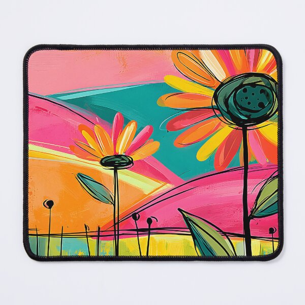 Item preview, Sunflowers Across Rolling Hills - Vibrant Blooms Dancing Beneath a Colorful Countryside Sky designed and sold by OlfactoART Studio.