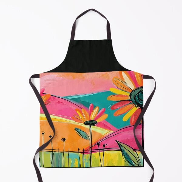 Item preview, Sunflowers Across Rolling Hills - Vibrant Blooms Dancing Beneath a Colorful Countryside Sky designed and sold by OlfactoART Studio.