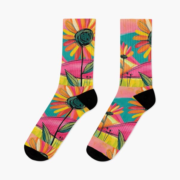 Item preview, Sunflowers Across Rolling Hills - Vibrant Blooms Dancing Beneath a Colorful Countryside Sky designed and sold by OlfactoART Studio.