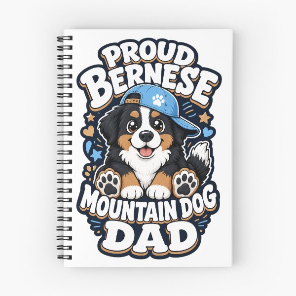 Item preview, Padre orgulloso de un perro de montaña bernés. designed and sold by VisualArtsOasis.