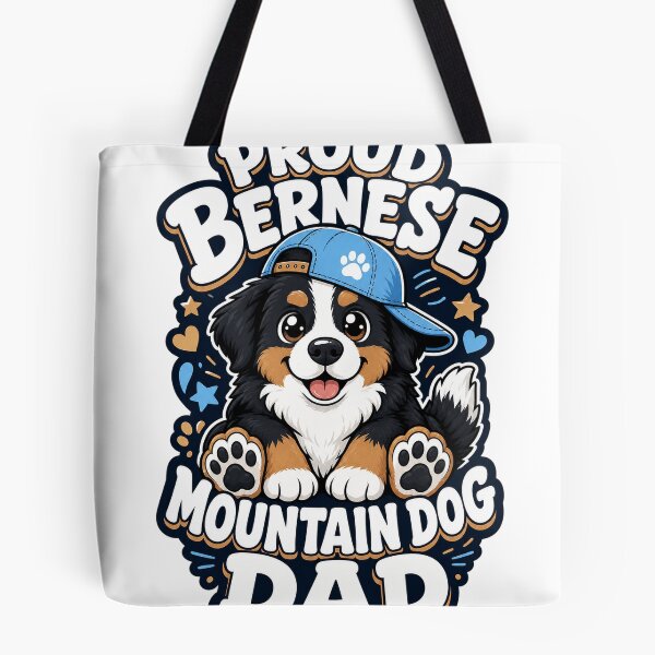 Artikelvorschau, Berner Sennenhund-Papa, stolzer Besitzer entworfen und verkauft von VisualArtsOasis.
