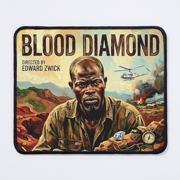 Item preview, The Cost of Conflict – Blood Diamond Fine Art Print designed and sold by Art's Diner.
