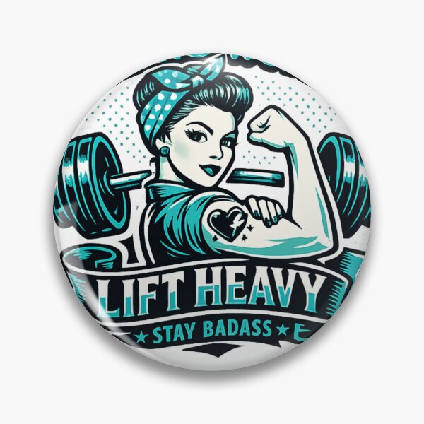 Item preview, Strong Women Lift Heavy Stay Badass Gym Girl designed and sold by Digistore1221.