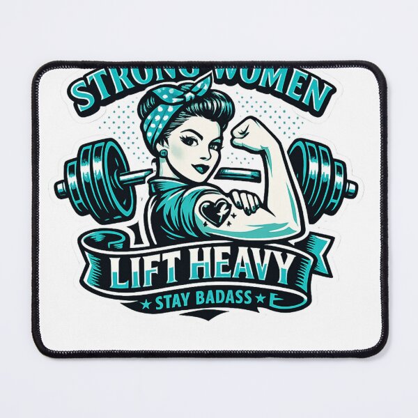 Item preview, Strong Women Lift Heavy Stay Badass Gym Girl designed and sold by Digistore1221.