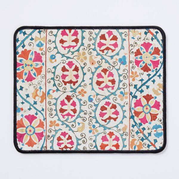 Item preview, Bokhara Suzani Antique Uzbekistan Embroidery Print designed and sold by Vicky Brago-Mitchell®.