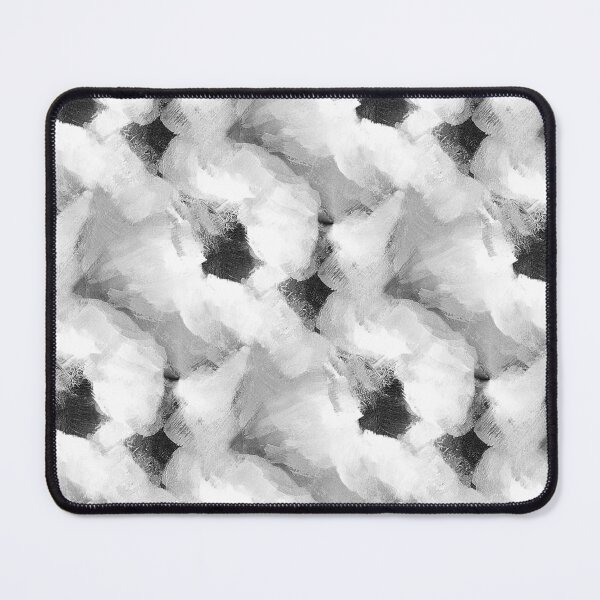 Item preview, Painterly Soft Abstract Flowers in White designed and sold by Artistestella.