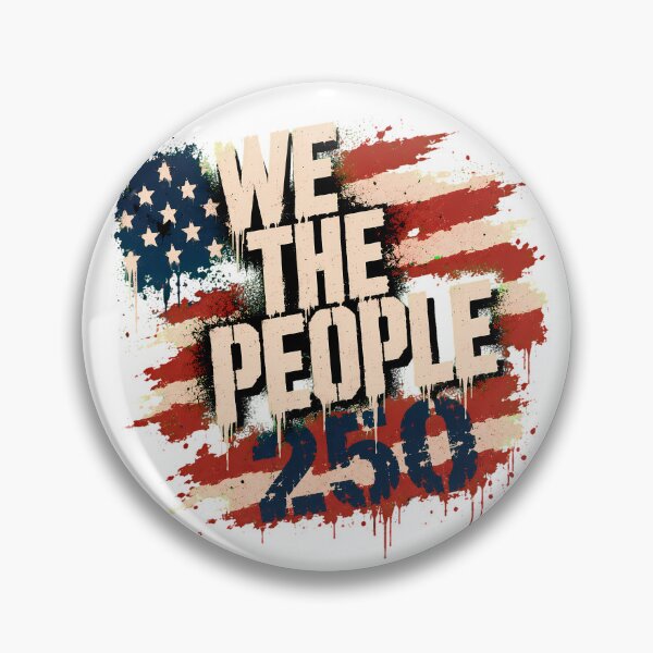 Item preview, We The People 250 Years Grunge Distressed American Flag designed and sold by chattsuede.