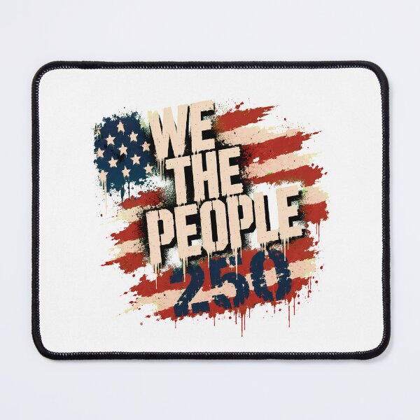 Item preview, We The People 250 Years Grunge Distressed American Flag designed and sold by chattsuede.