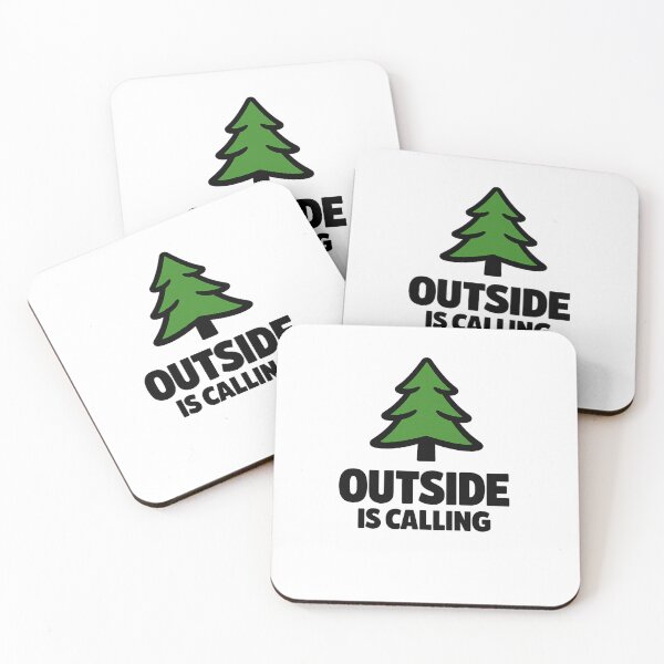 Item preview, Outside Is Calling Pine Tree Design designed and sold by EastEndTownie.