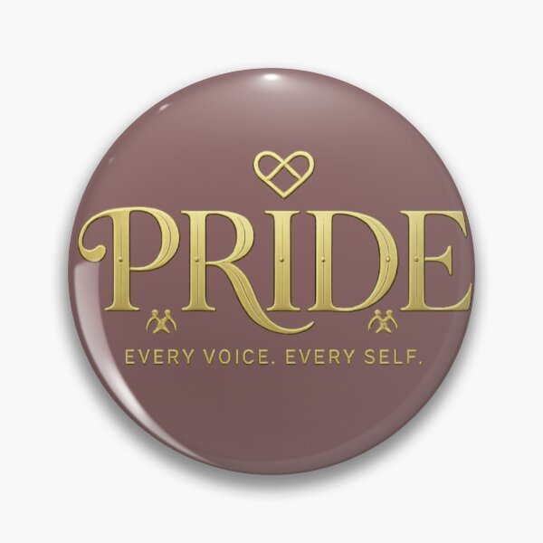 Item preview, Pride Every Voice Every Self Gold LGBTQ Logo Design  designed and sold by arifali786.