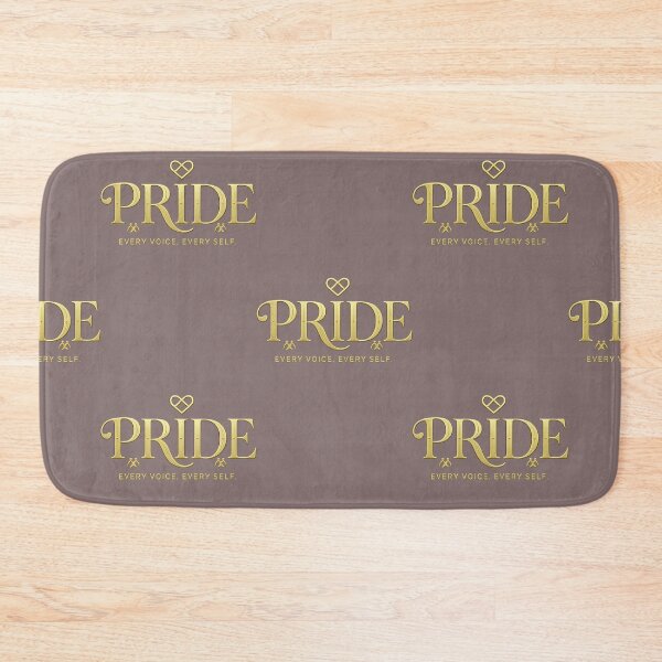 Item preview, Pride Every Voice Every Self Gold LGBTQ Logo Design  designed and sold by arifali786.