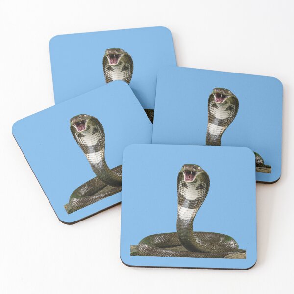 Item preview, Realistic Angry King Cobra Striking designed and sold by Utopian-Magic.