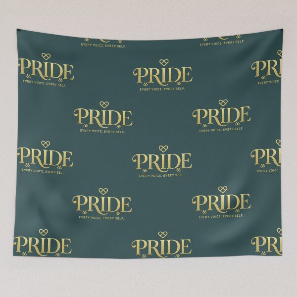 Item preview, Pride Every Voice Every Self Gold LGBTQ Logo Design  designed and sold by arifali786.