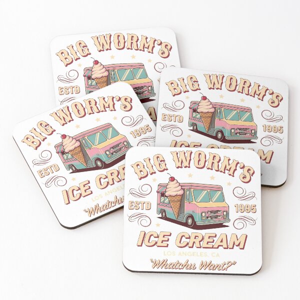 Item preview, Retro Ice Cream Truck LA Logo  designed and sold by CuteArtKawaii.