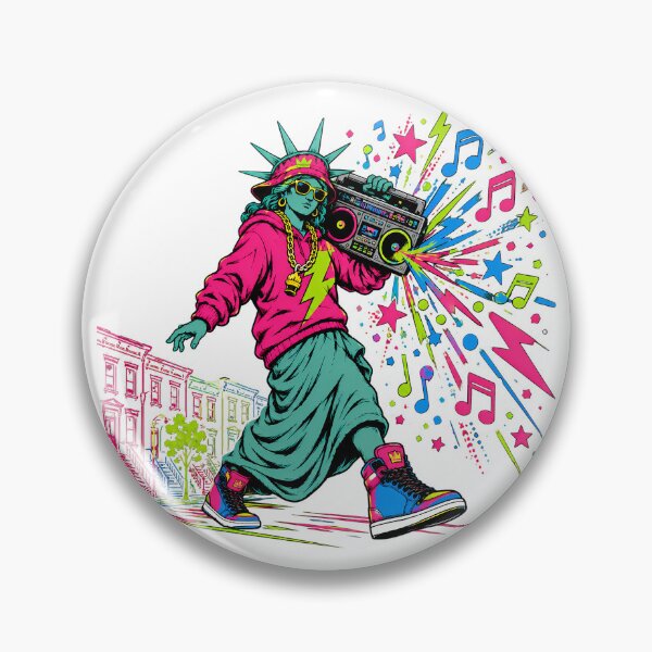 Item preview, Hip Hop Lady Liberty Boombox Sneaker NYC designed and sold by chattsuede.