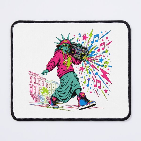 Item preview, Hip Hop Lady Liberty Boombox Sneaker NYC designed and sold by chattsuede.