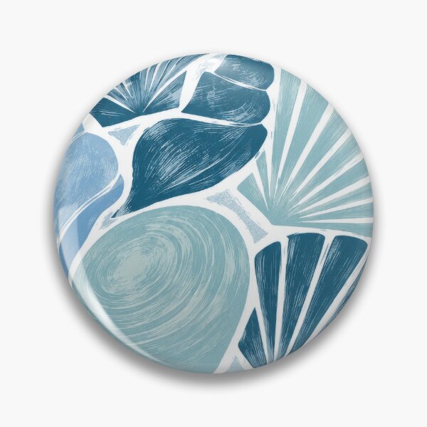 Item preview, Breathtaking Deep Ocean Teal Blue Seashells  designed and sold by scicilysimonee.