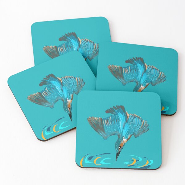Item preview, Diving Kingfisher  designed and sold by NikkiVMStudio.