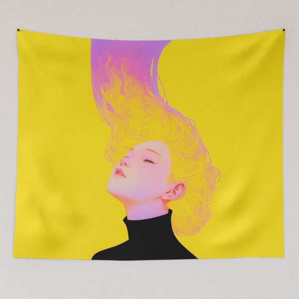 Item preview, YELLOW LADY designed and sold by GoodCompanyTee.