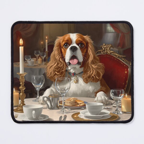 Item preview, Cavalier King Charles at the restaurant. designed and sold by VéVé's Place.