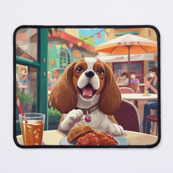 Item preview, Cavalier King Charles at the restaurant. designed and sold by VéVé's Place.