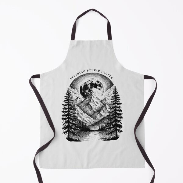 Item preview, Avoiding Stupid People – Funny Mountain Adventure Outdoor Design designed and sold by just-quotes.