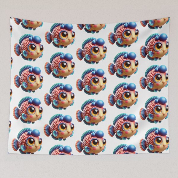 Item preview, Adorable Flowerhorn Fish designed and sold by Sillytoe.