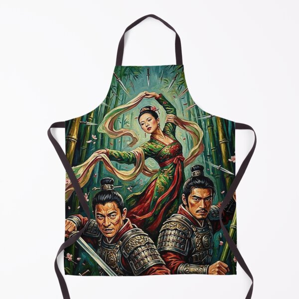 Item preview, The Dance of Daggers – House of Flying Daggers Fine Art Print designed and sold by Art's Diner.