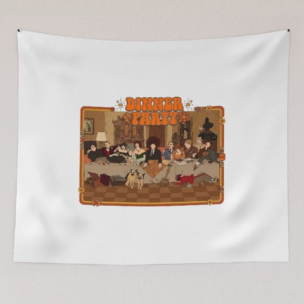 Item preview, The Last Feast Group Dinner Parody Top designed and sold by CuteArtKawaii.